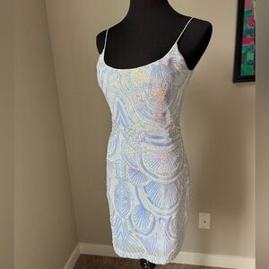 Windsor Iridescent Sequin Mini Dress